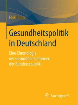 Gesundheitspolitik in Deutschland - ebook